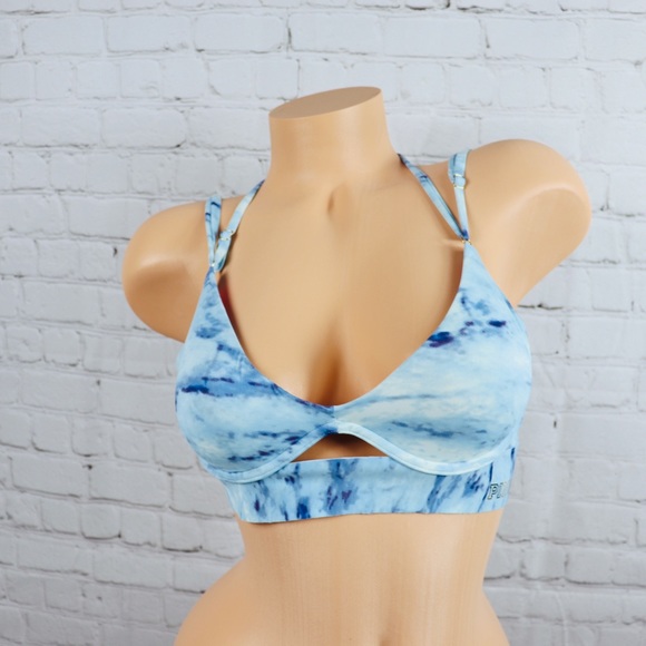 VS Pink Bonded Scoop Push Up Sports Bra Tie dye - Picture 2 of 7